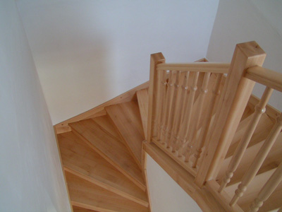 Truhlářství Sedláček - realizace dřevěného schodiště